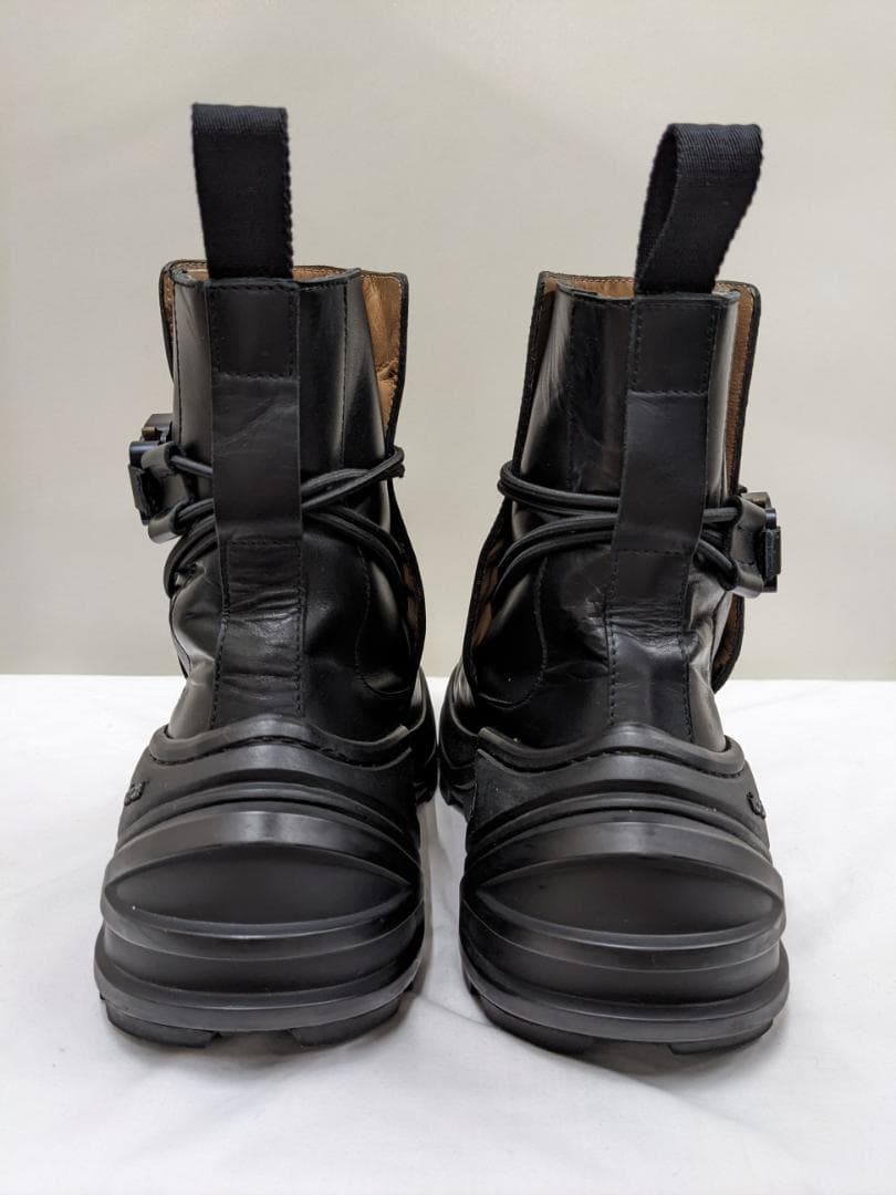 アリクス/バックルチェルシーブーツ/レザー/ビブラムソール/27.5cm前後