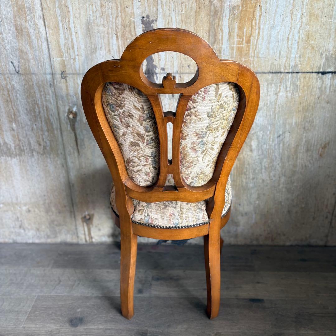 イタリアクラシック　フローレンスチェア　ダブルバック　猫脚　ヴィンテージ