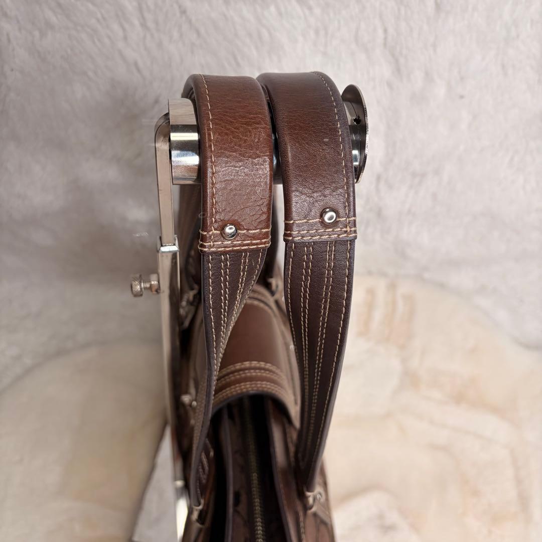 バッグ Vintage Coach One Shoulder Bag Turn Lock