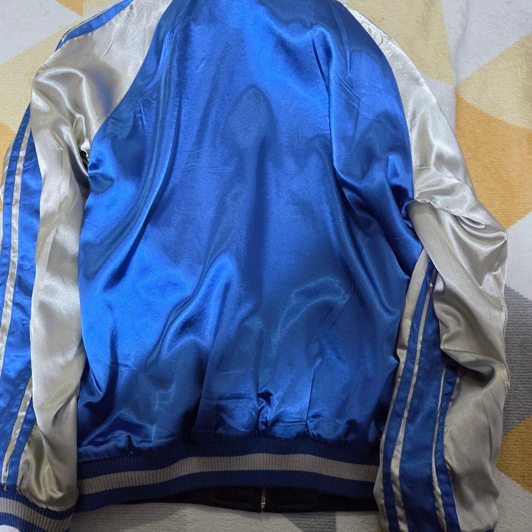 花旅楽団　SCRIPT　スカジャン　金魚　グリーン　リバーシブル