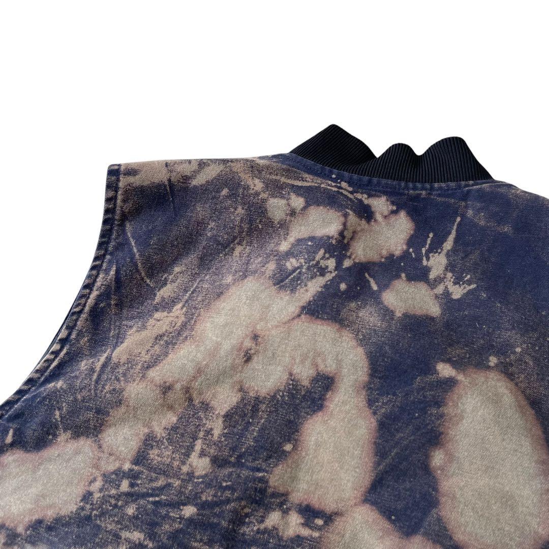 鬼フェード 雰囲気極上 カーハート ネイビー ダックベスト 90s~