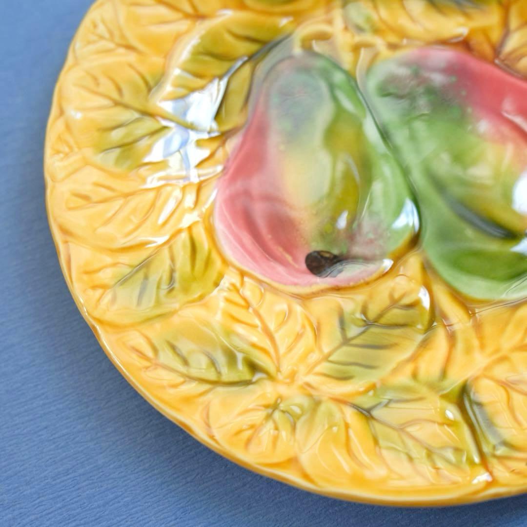 Sarreguemines サルグミンヌ アンティーク皿 バルボティーヌ2枚