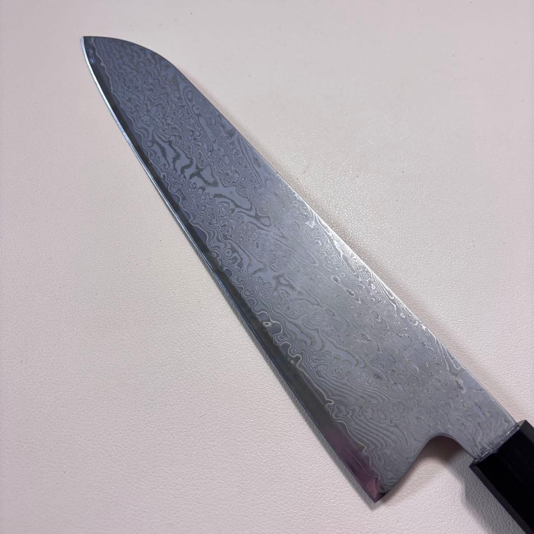 240mm 67層ダマスカスシェフナイフ 牛刀　黒檀八角柄 和包丁