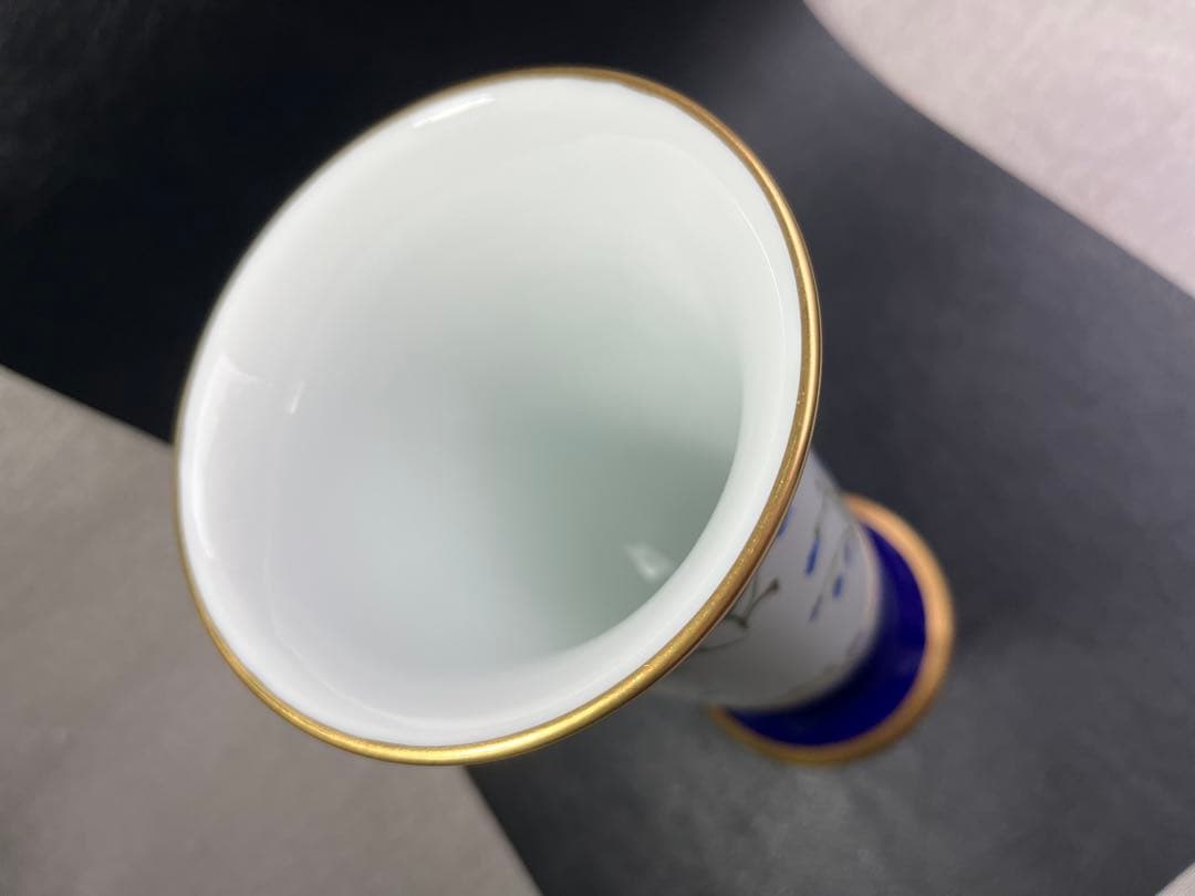 深川製磁 君島一郎 9号花生　花瓶　　Bエレガンス