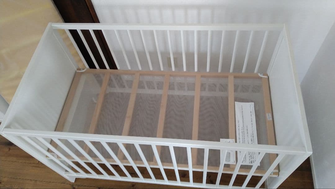ベビーベッド　イケア　SOLGUL 説明書あり