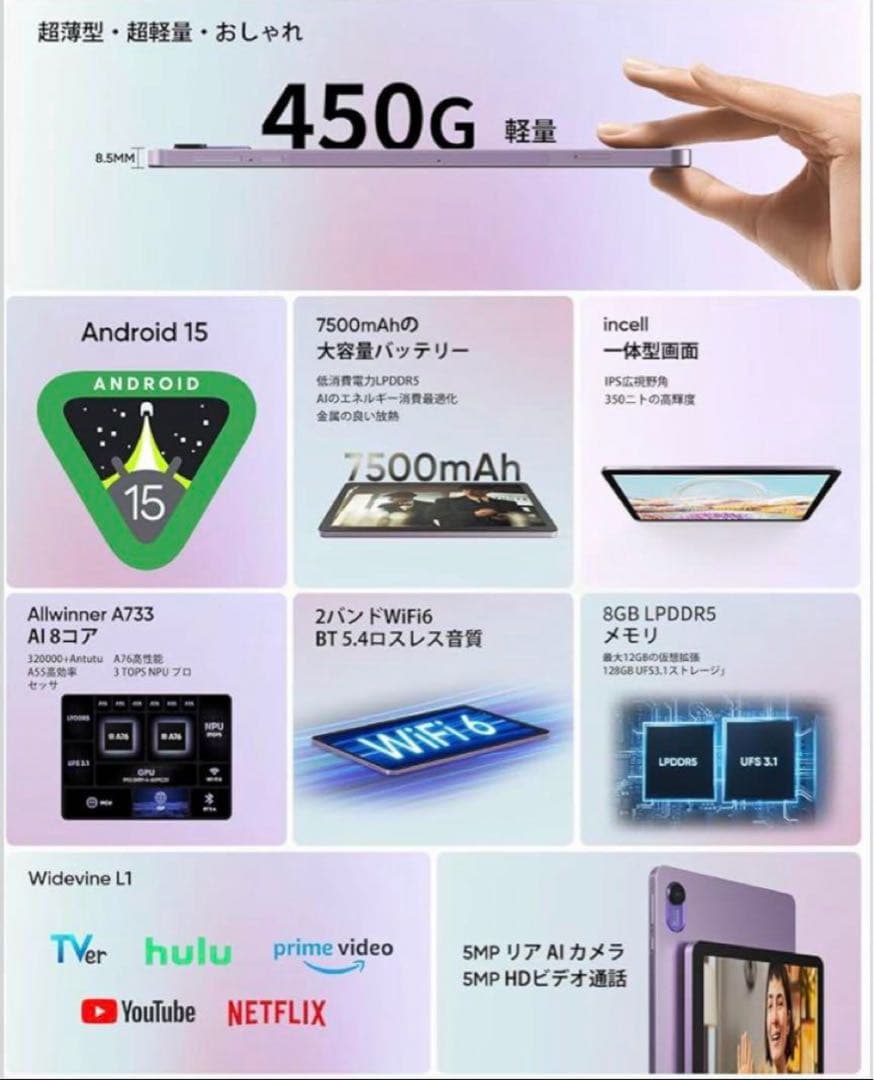 カ*ズ様 Android15搭載 Plimpton p2タブレット未開封品