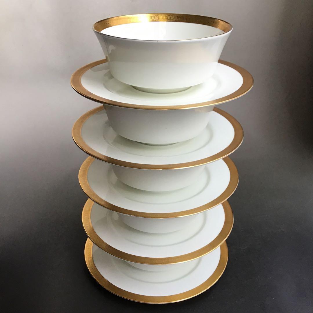 ❤️SALE MIKASAナルミBon China 皿付き深鉢5客