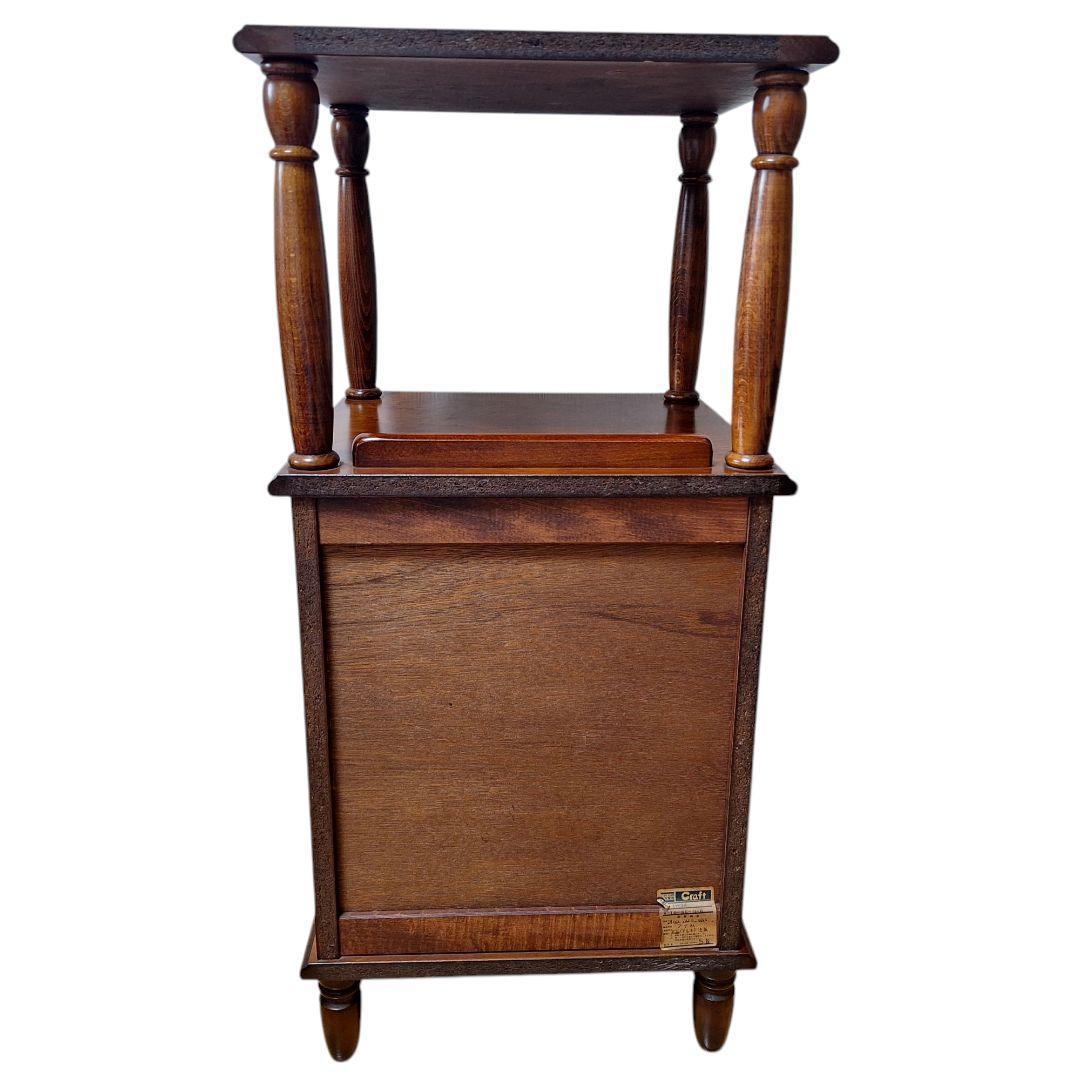 ニチハン 電話台 昭和レトロ アンティーク インテリア 木製 引き出し