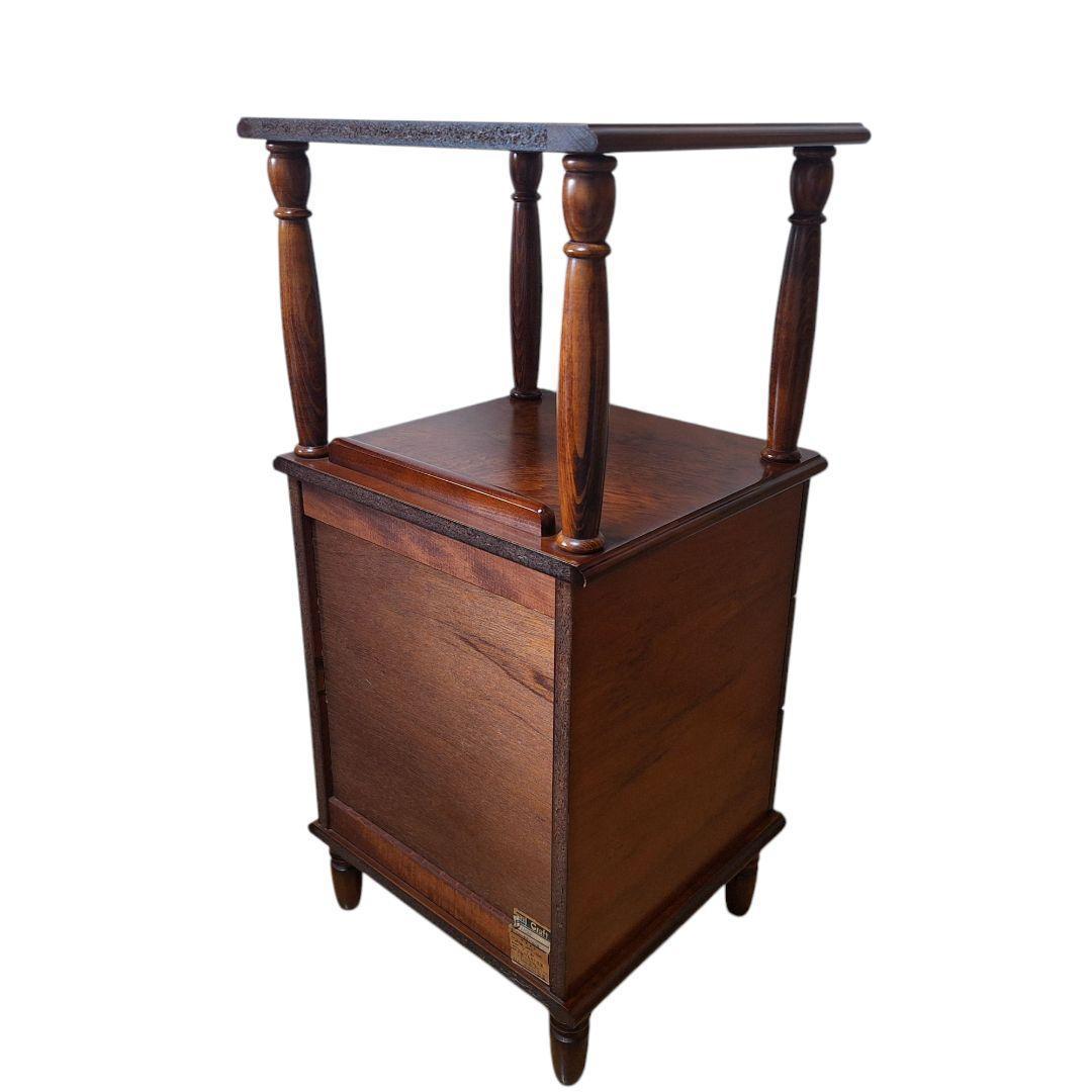 ニチハン 電話台 昭和レトロ アンティーク インテリア 木製 引き出し