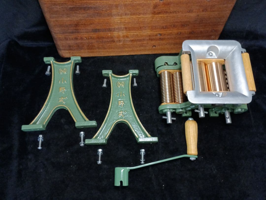 衛生的小野式製麺機　1型両刃　レストア済み