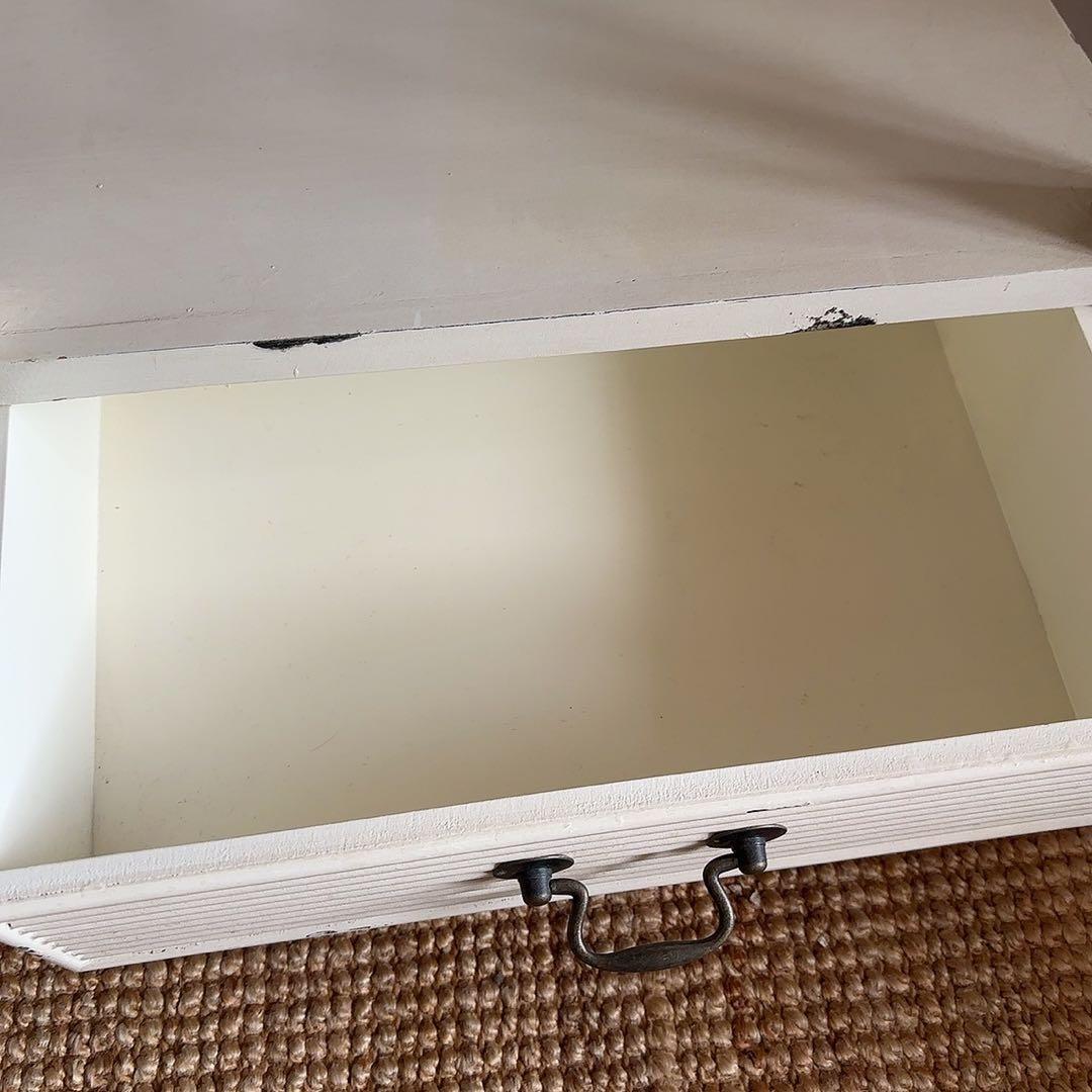 美品　フレンチカントリー　シャビーシック　コンソール　サイドテーブル　飾り棚