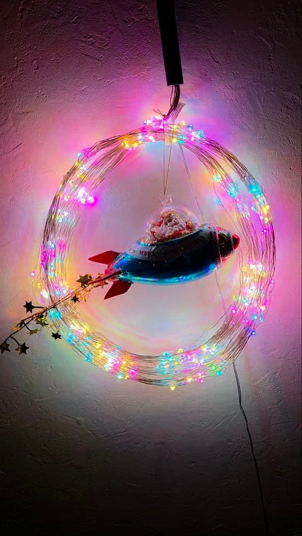 サンタロケット型クリスマスオーナメント④ ザ・コンランショップ