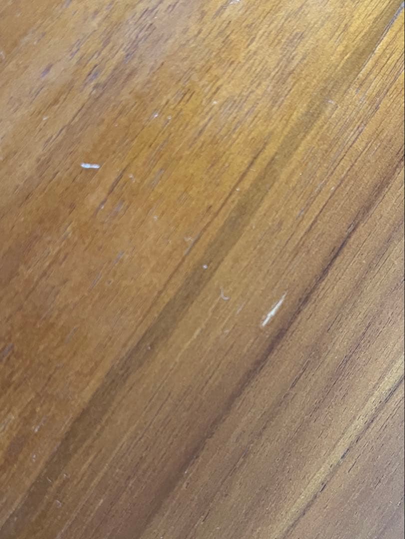 SCANTEAK 無垢材デスク チーク材 シンプル 木製机 北欧風 幅104cm