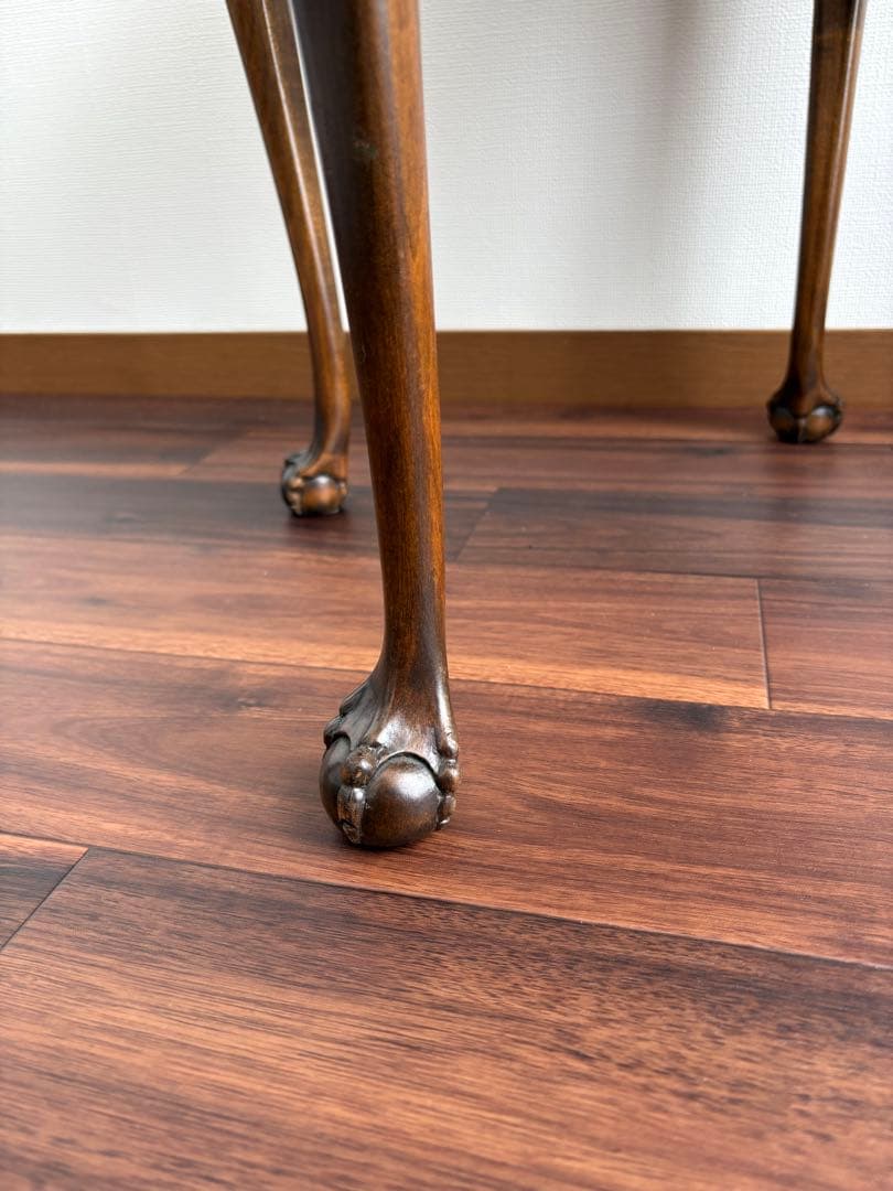 アンティーク家具　猫脚ローテーブル