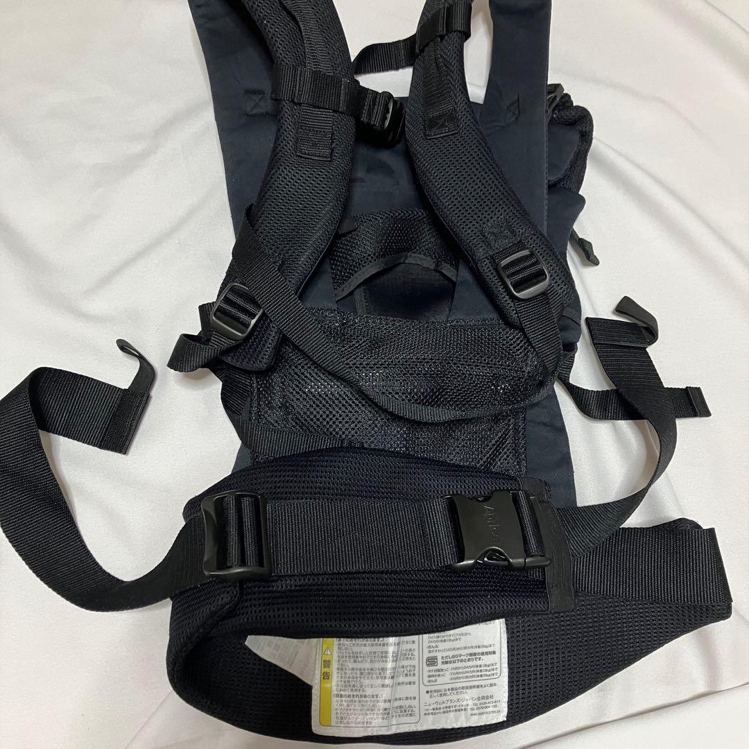 アップリカ　抱っこ紐　ラクリス　ブラック