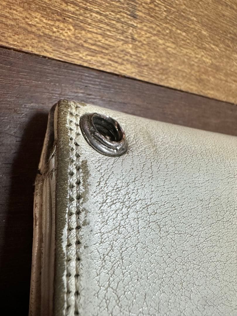 chromehearts クロムハーツ†名刺入れ カードケース†ホワイトレザー†