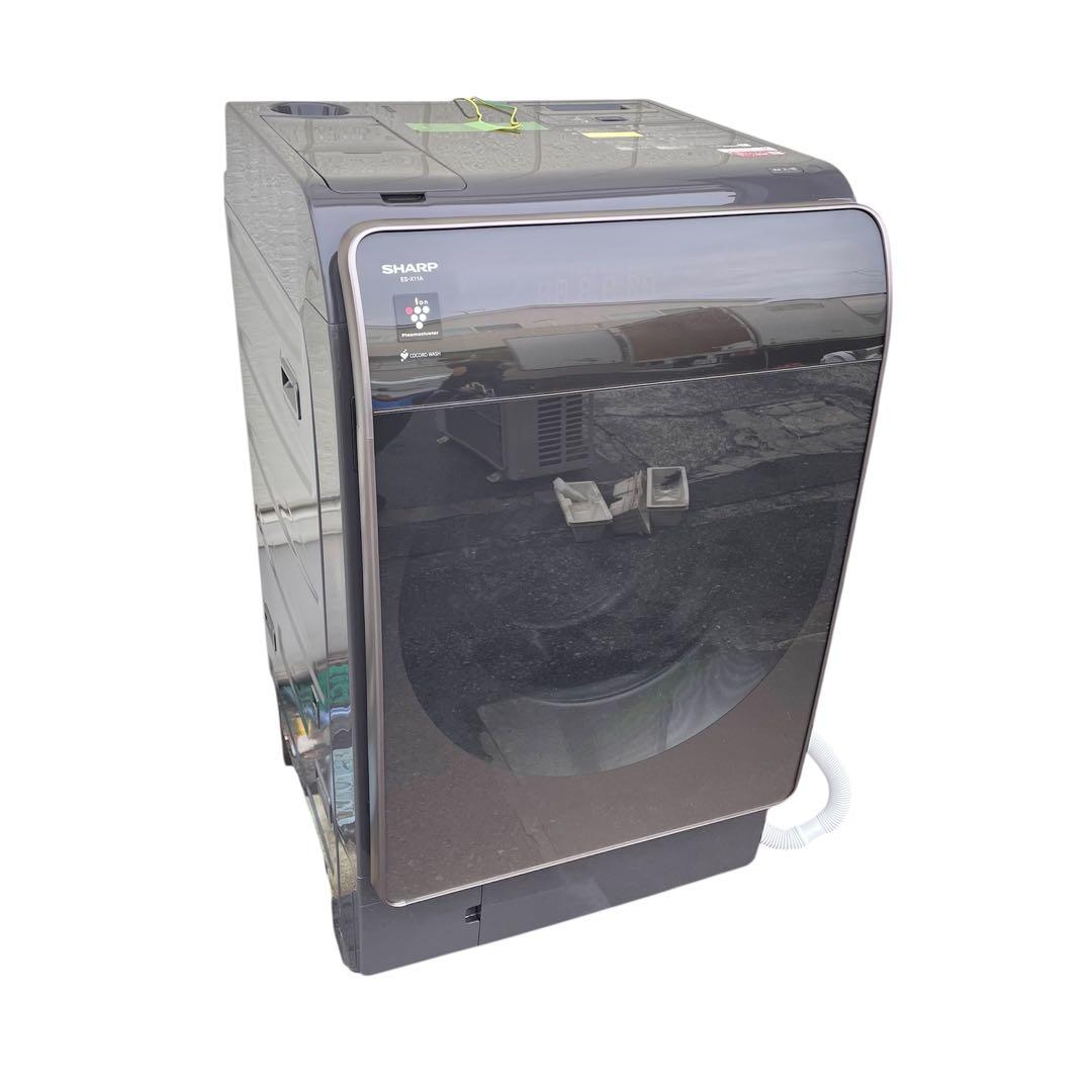 SHARP ドラム式洗濯機 本体 ブラック