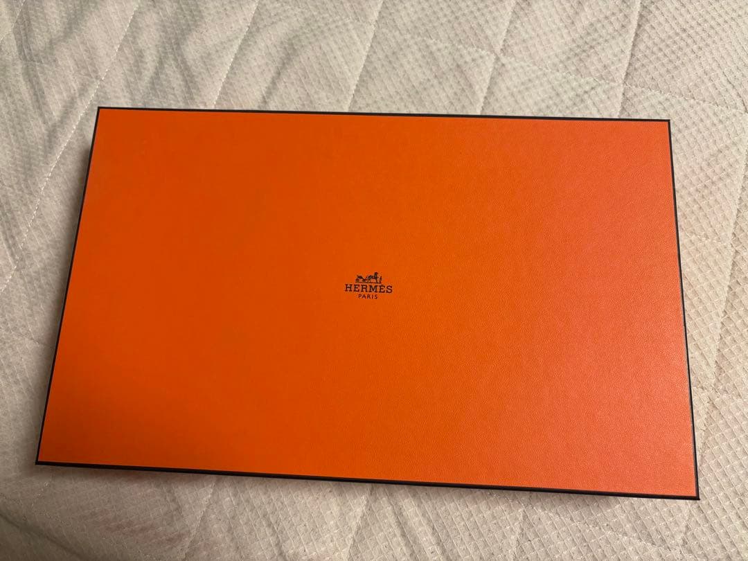 HERMES タオルセット オレンジ ネイビー