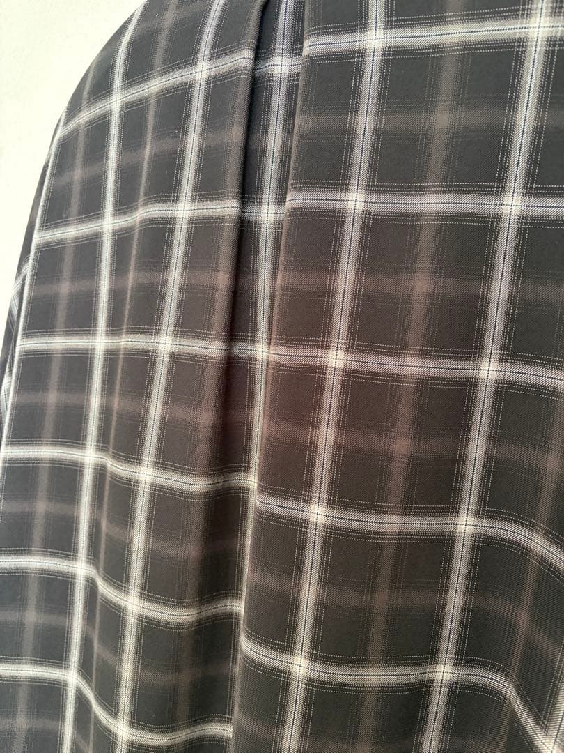 ☆REMI RELIEF CHECK 2 WAY SHIRT☆ブラック☆