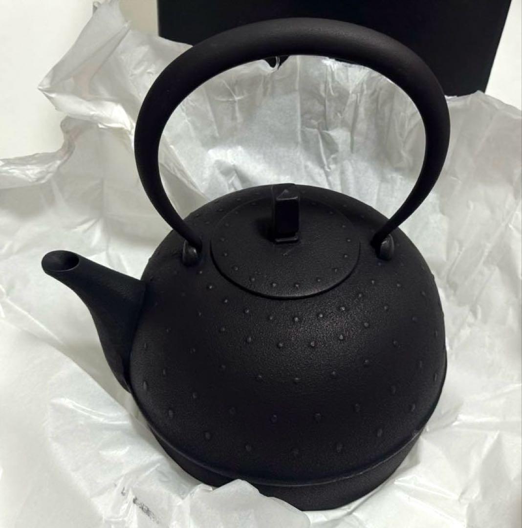 【新品未使用】鉄瓶 南部鉄器 空間鋳造 Sayu 大 1.0L