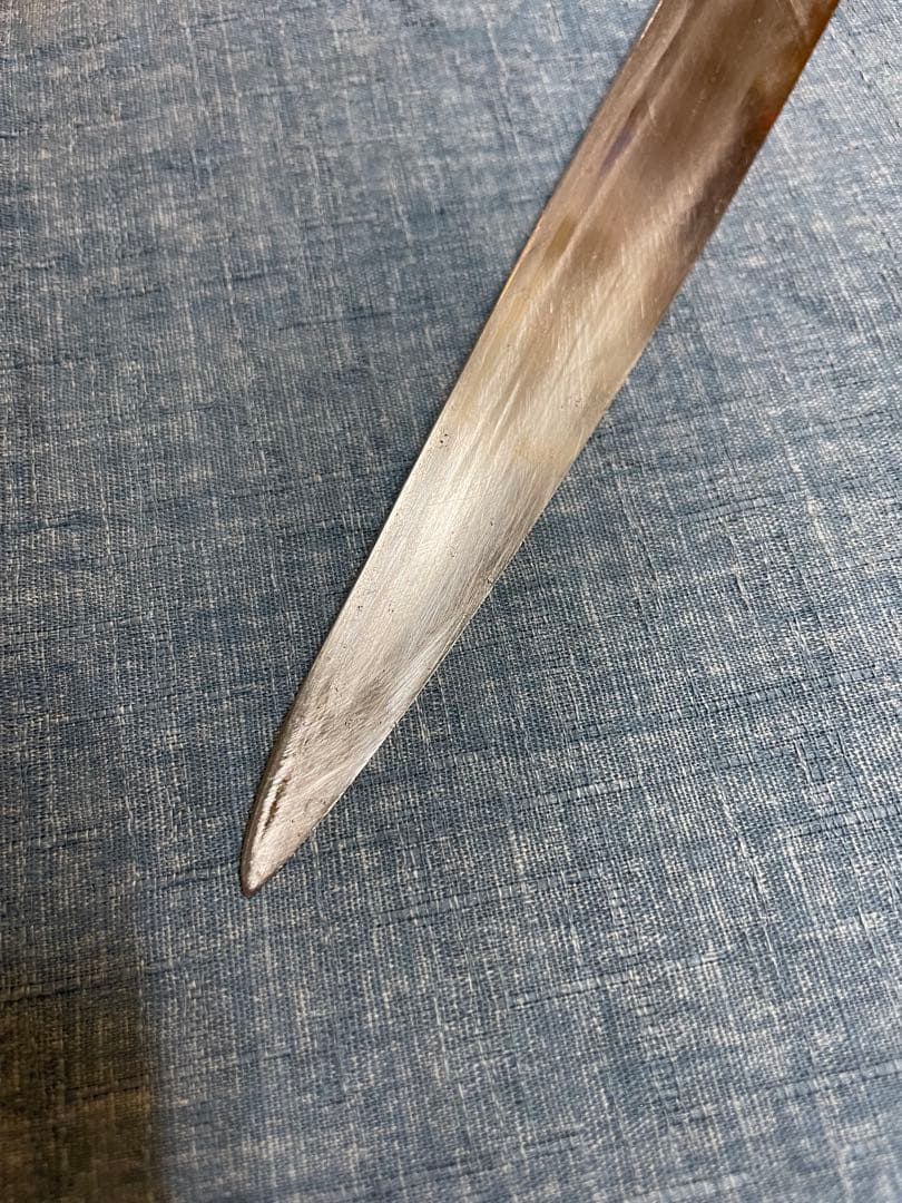 正吉　柳刃包丁 24.5センチ　水牛柄　ヴィンテージ