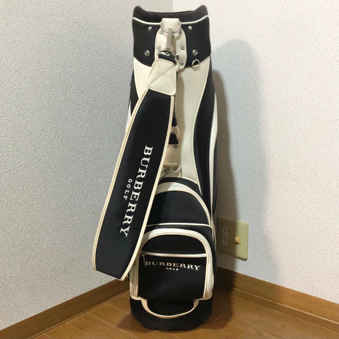 希少 BURBERRY GOLF キャディバッグ バーバリー カート型 6分割