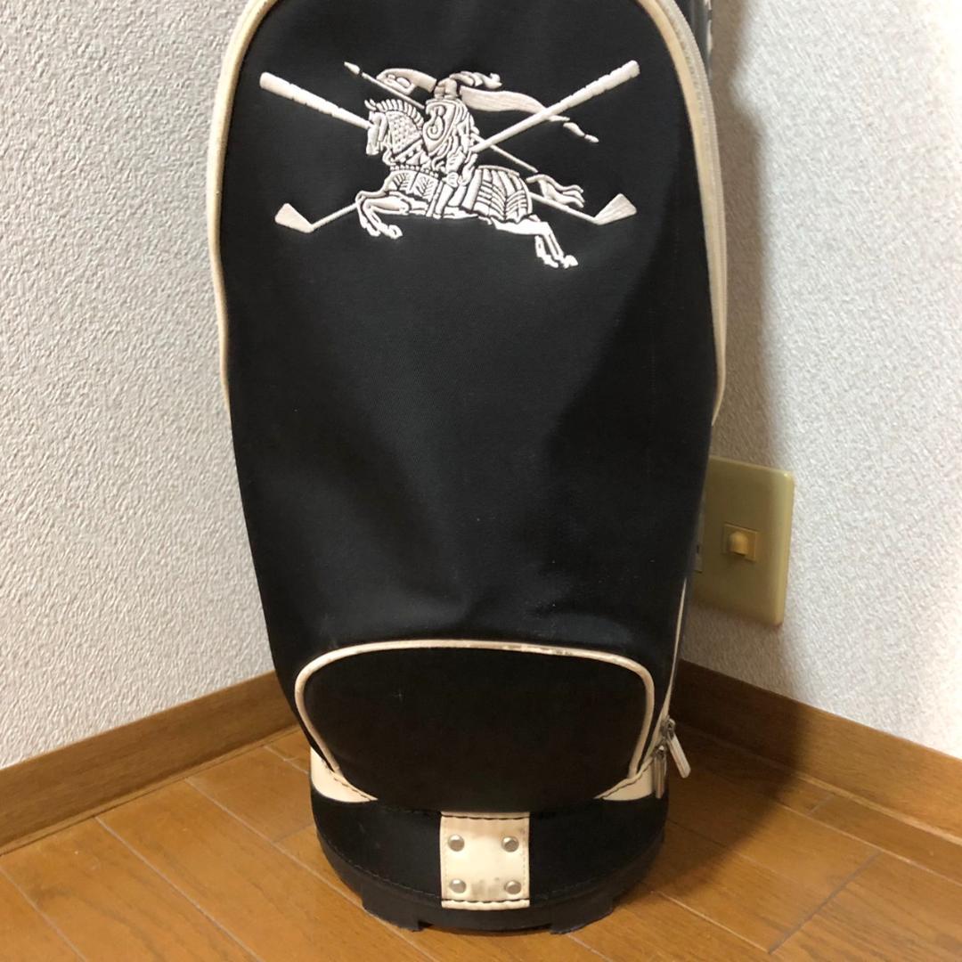 希少 BURBERRY GOLF キャディバッグ バーバリー カート型 6分割