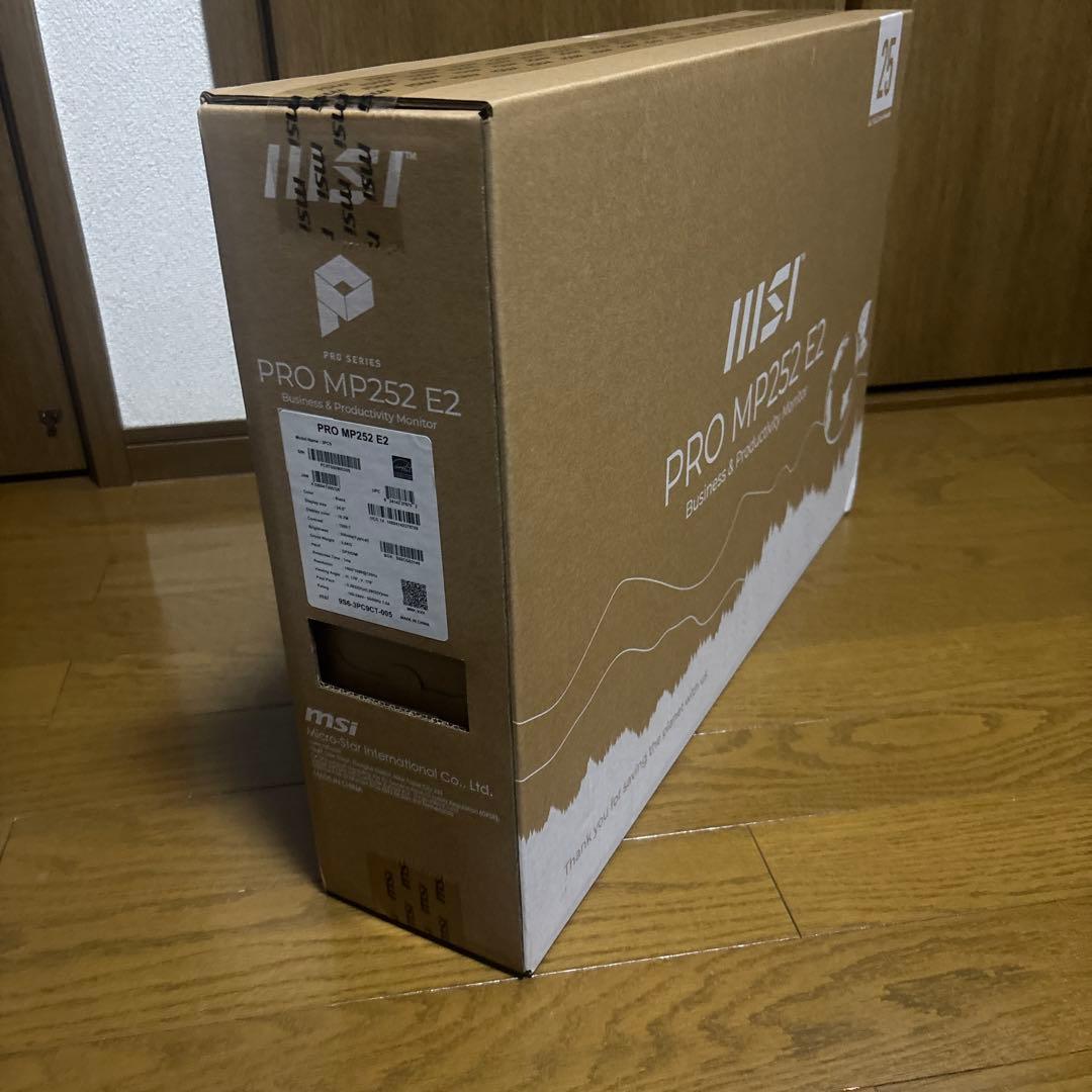 【新品未開封】MSI 24.5インチ IPSモニター PRO MP252 E2