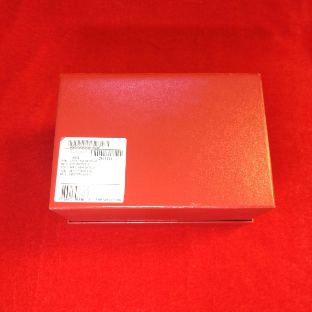 【特別価格】「バカラ スノーウィーツリー」のレッドです。傷を付けてしまいました。
