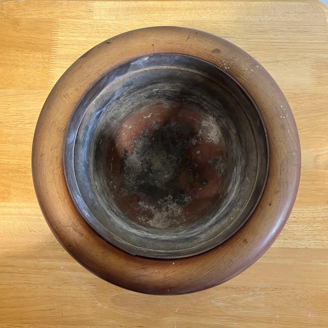 100年前　アンティーク　希少品　昭和3年製　昭和レトロ　ヴィンテージ　木製火鉢