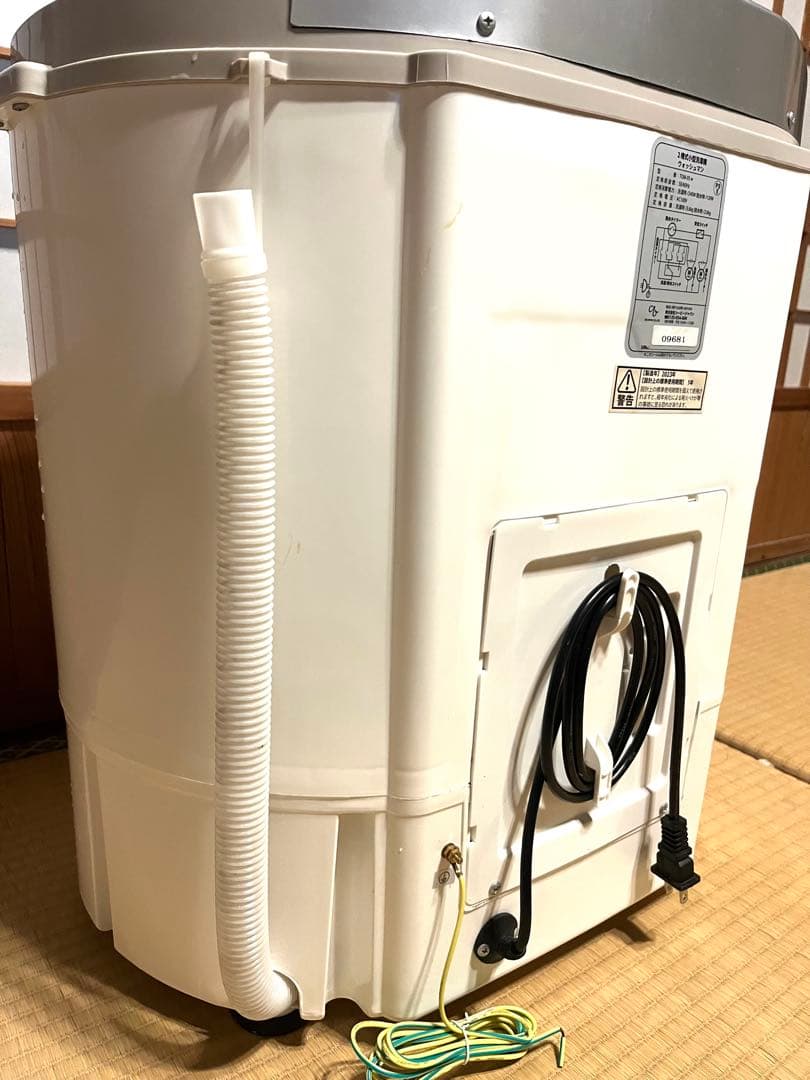 ウォッシュマン WASHMAN 二槽式小型洗濯機 TOM-05w