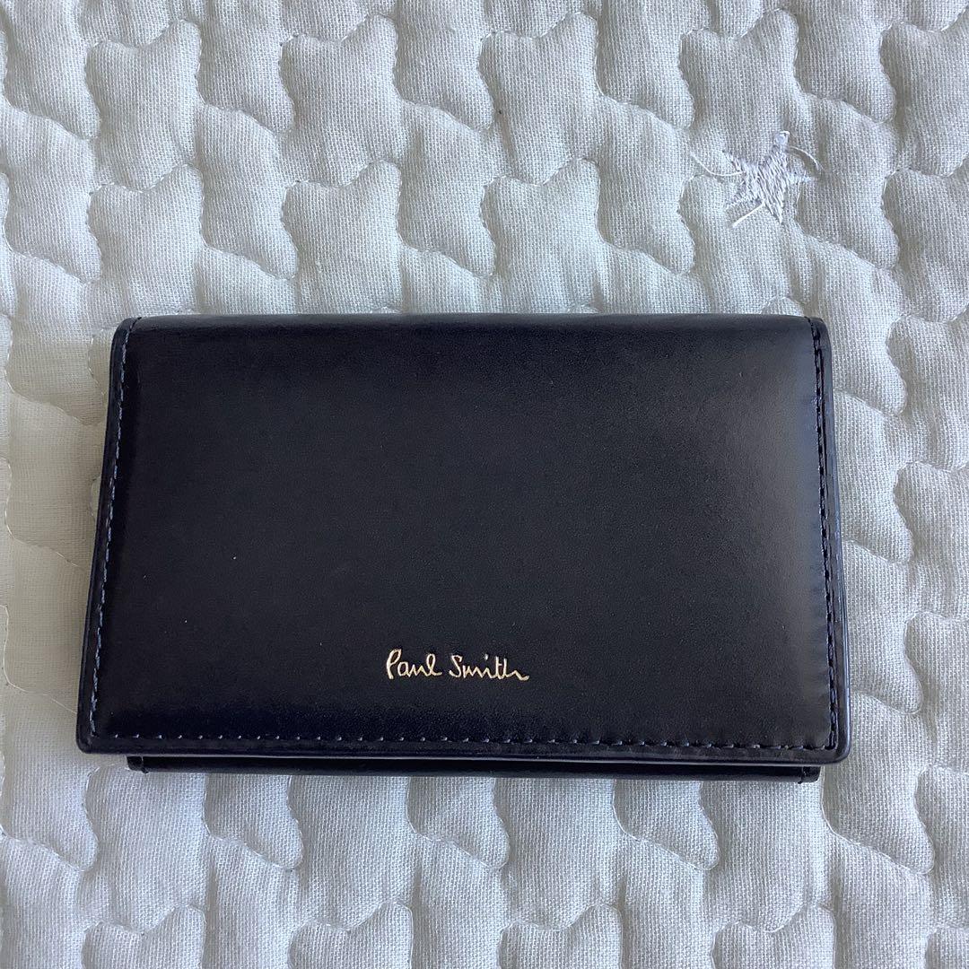 PaulSmith ポールスミス 名刺入 BPS523 ネイビー