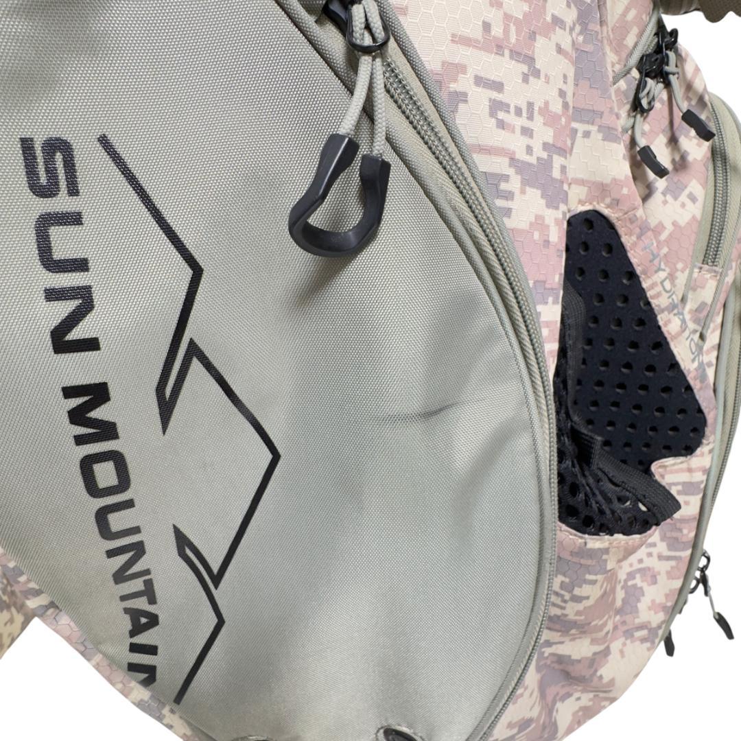 超希少 サンマウンテン 迷彩 14分割 スタンド キャディバッグ カモフラージュ