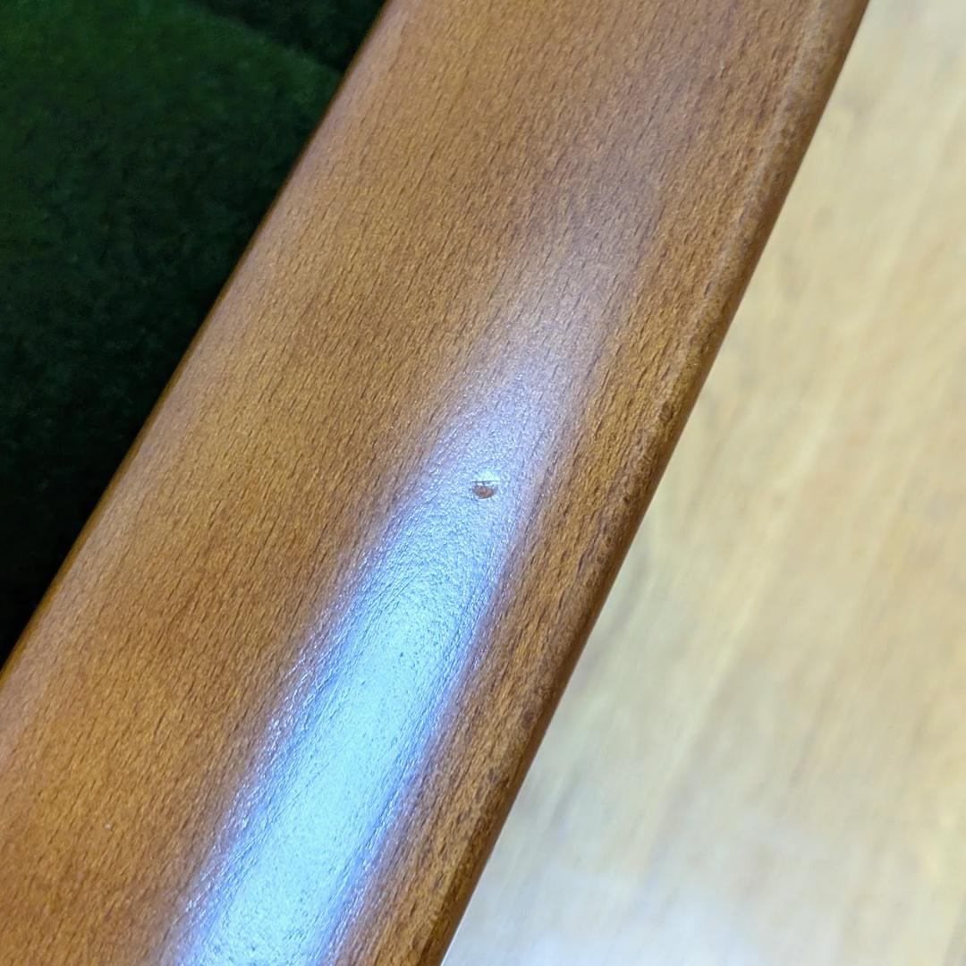 カリモク60 Kチェア モケットグリーン 2人掛けソファ