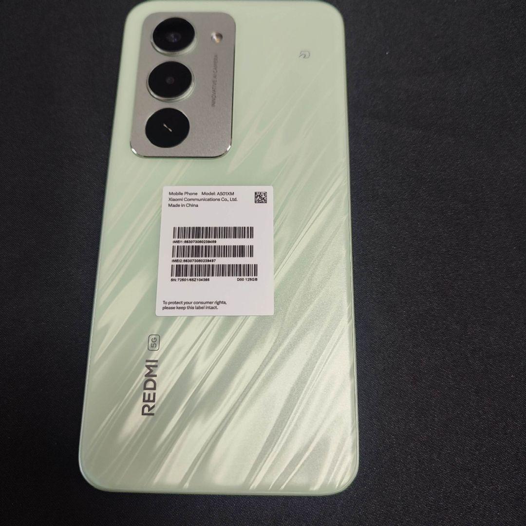 【新品】Xiaomi Redmi 15 5G ミントグリーン 新品未使用