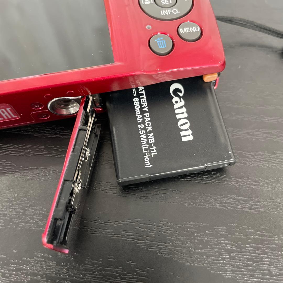 Canon IXY 180 レッド コンパクトデジタルカメラ