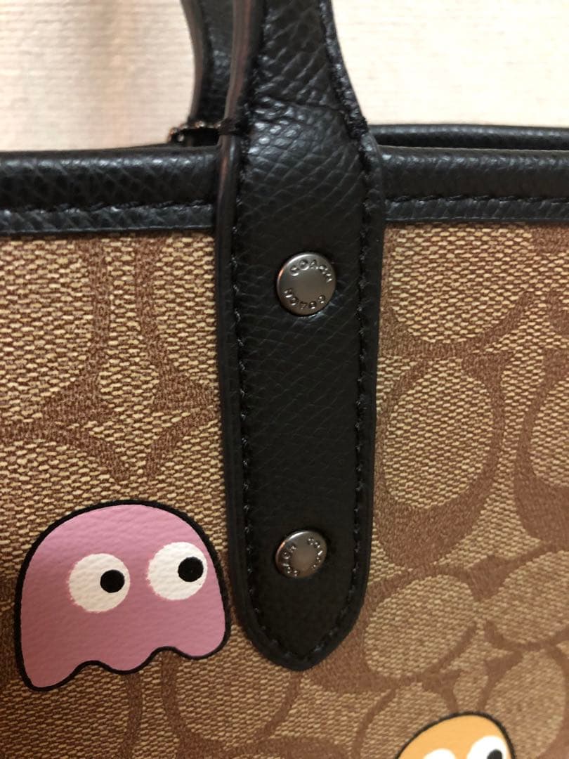 coachパックマンコラボトートバッグ美品