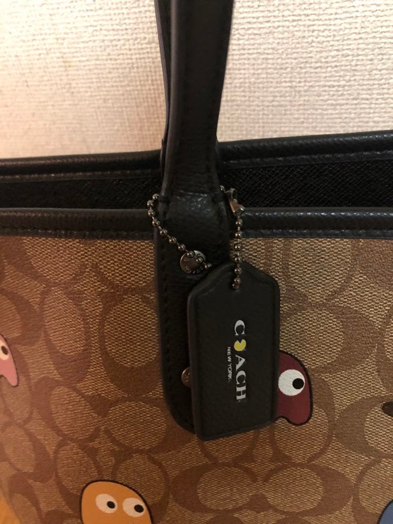 coachパックマンコラボトートバッグ美品