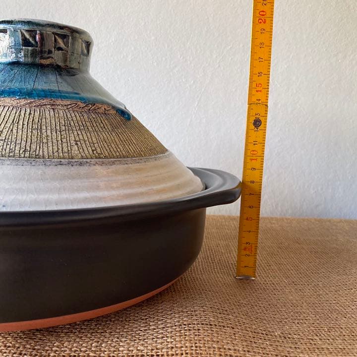 美濃焼　一点物の土鍋　9号