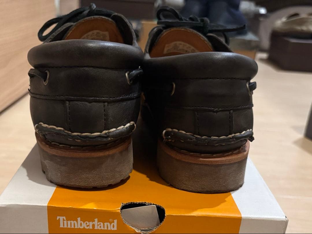 Timberland デッキシューズ　カーキ　グリーン