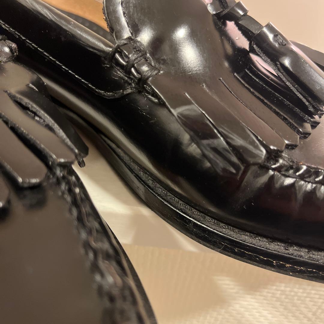 ジーエイチバス　タッセル　ローファー　ブラック