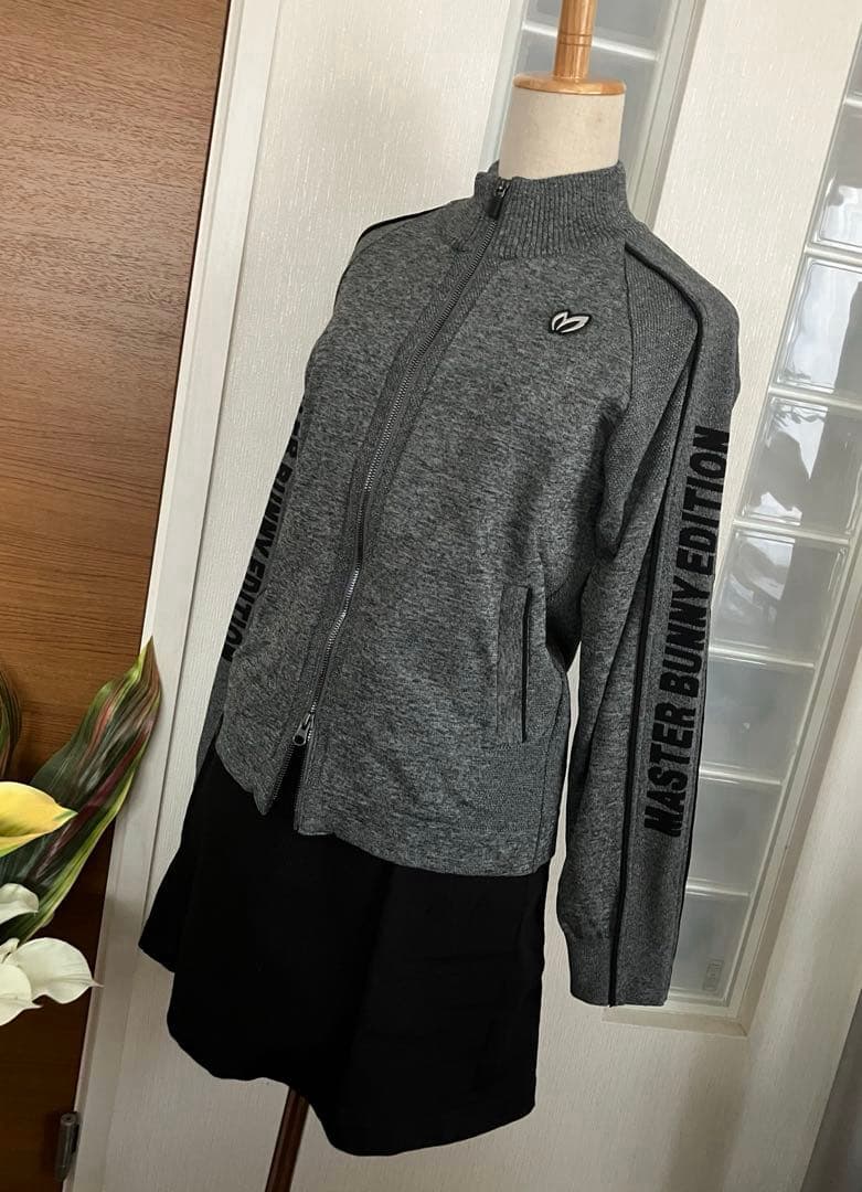 ⭐️極美品⭐️マスターバニー　ジップアップジャケット　ラインロゴ　モックネック
