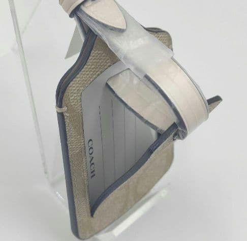 コーチ シグネチャー ネームタグ ブランドタグ キーホルダー ラゲッジタグ