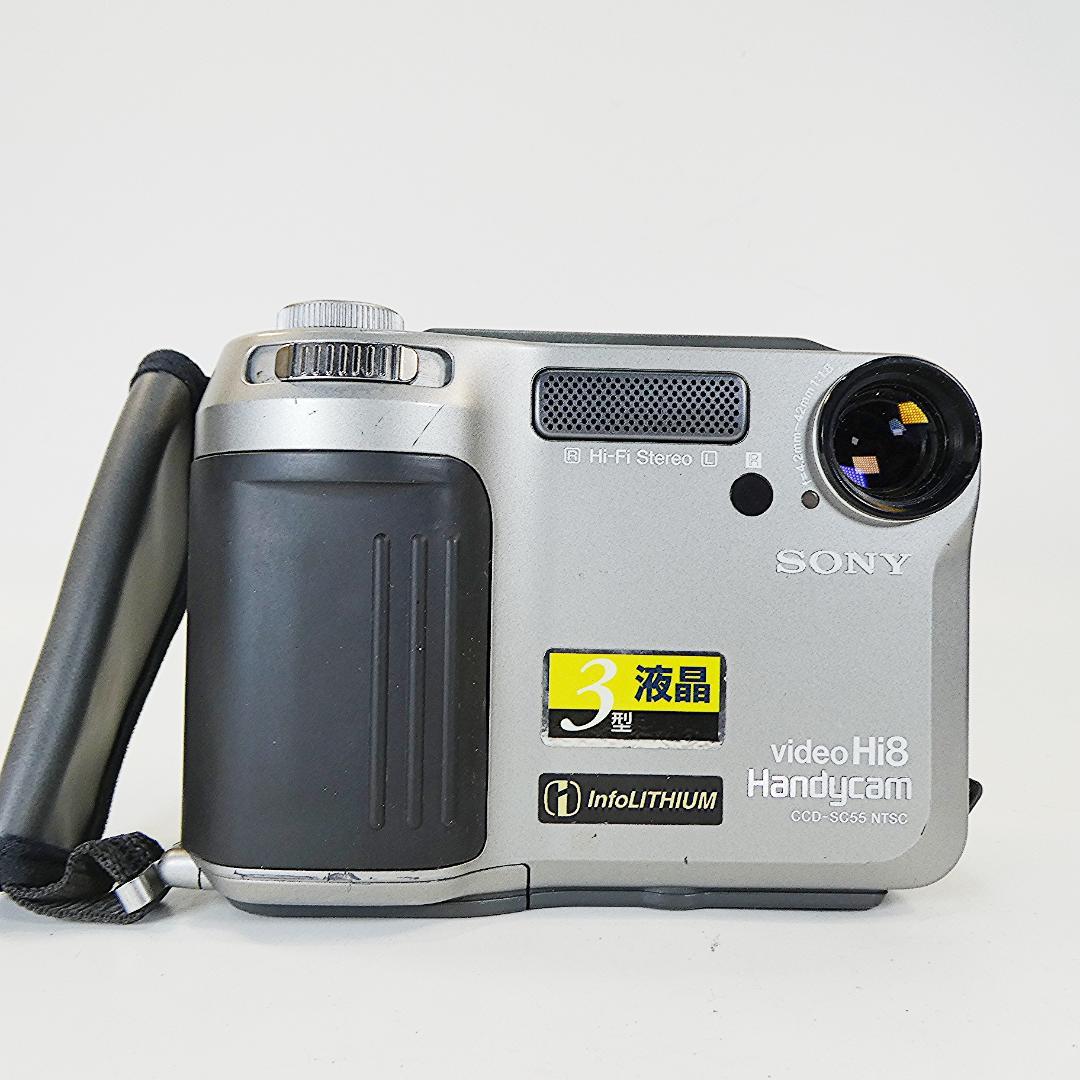 動作良好ソニー CCD-SC55 Video.Hi8デジタルビデオカメラDVD化