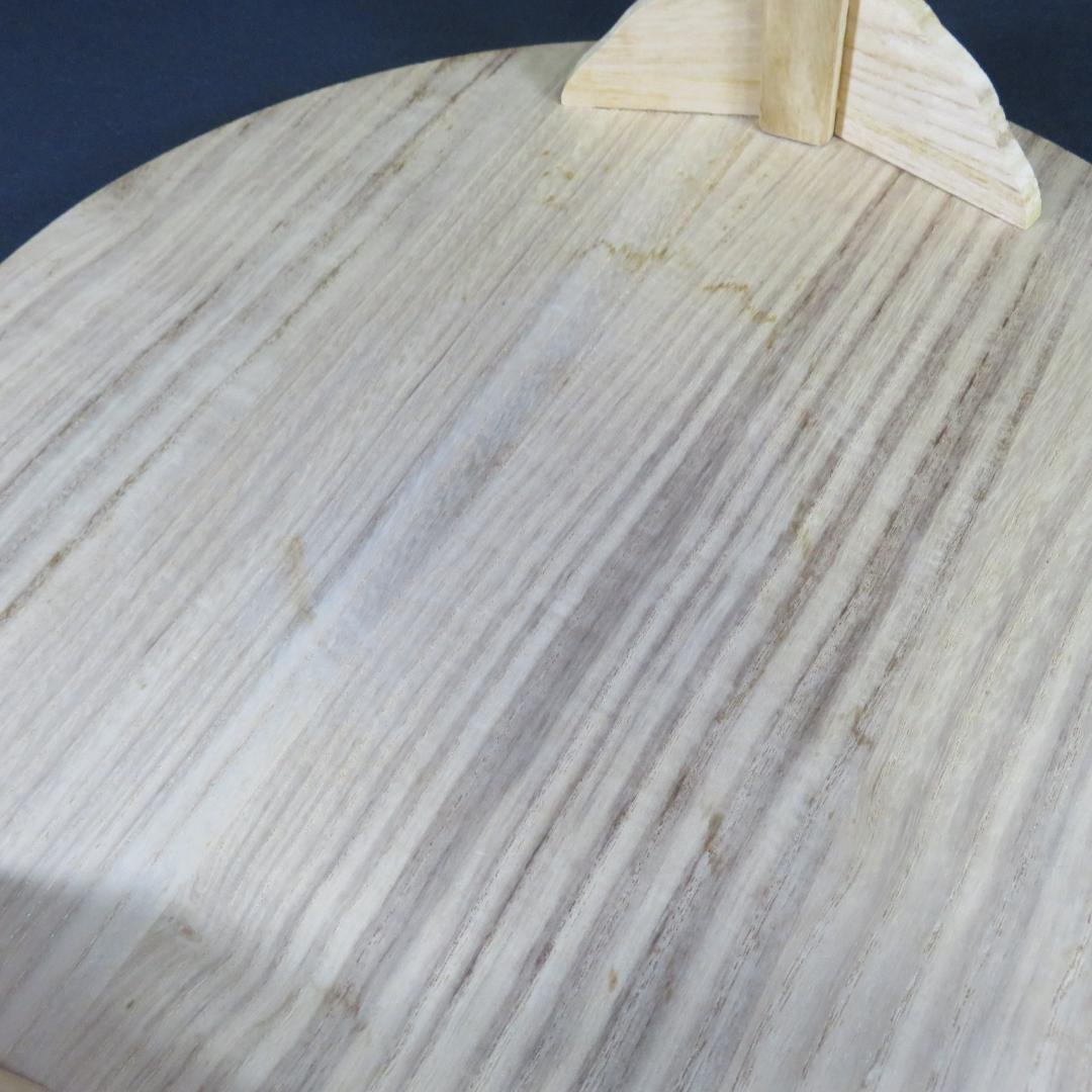 桐丸卓 紙箱 円卓 組み立て 茶道具 木製