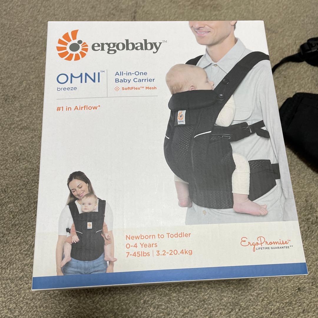 試着のみ！　ergobaby OMNI BREEZE 抱っこ紐 BLACK