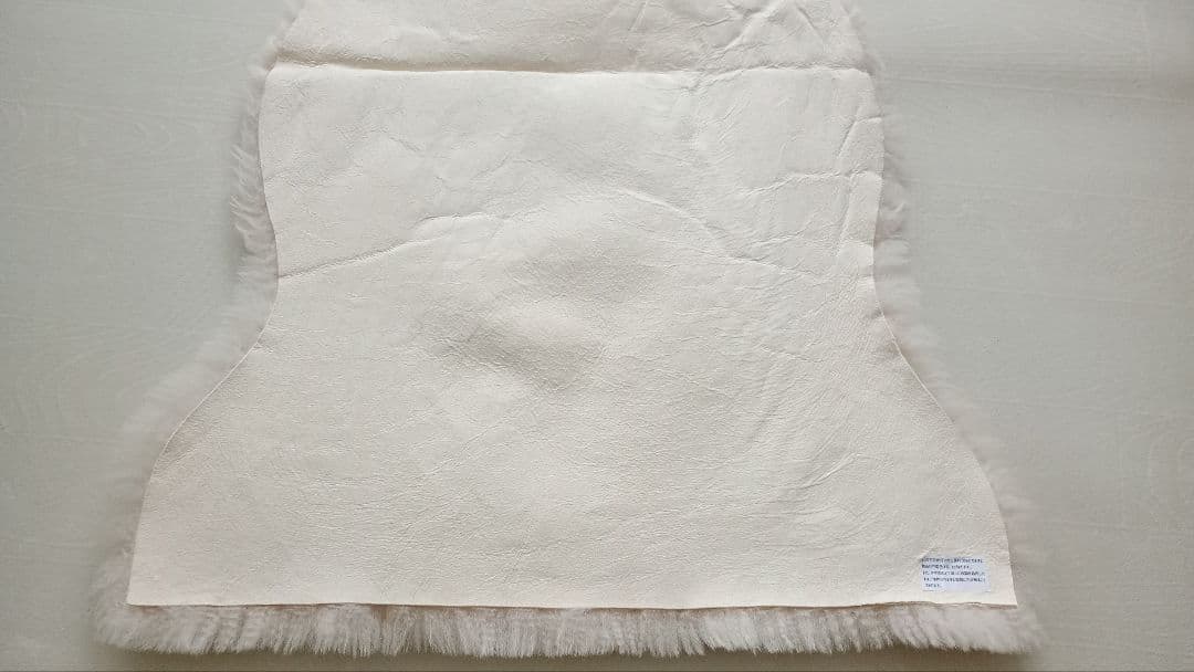 川島織物セルコン★ムートンラグ★ライトベージュピンク