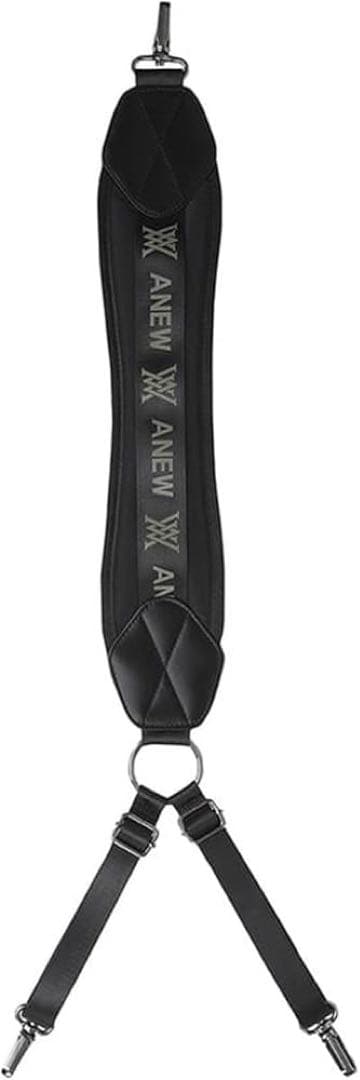 【新春セール】ANEW アニュー ゴルフバッグ 黒/オリーブ 透明カバー付き