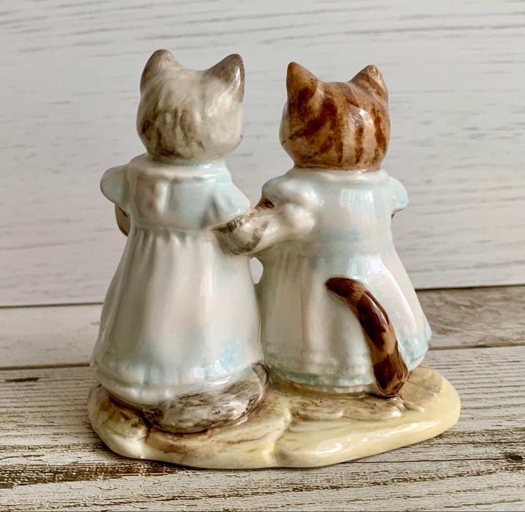 【レア】ピーターラビット ミトンとモペット フィギュリン ロイヤルアルバート