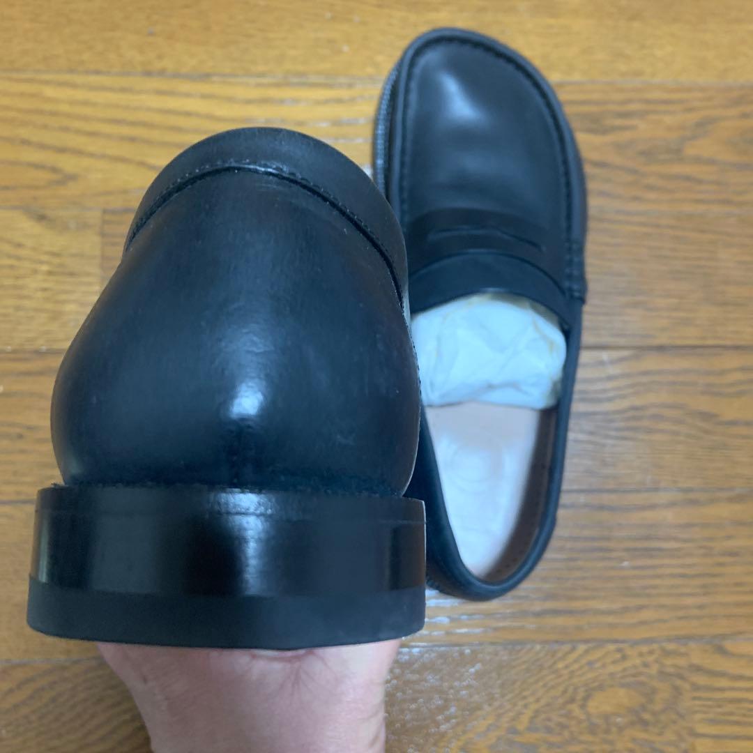 LOEWE ブラック ローファー